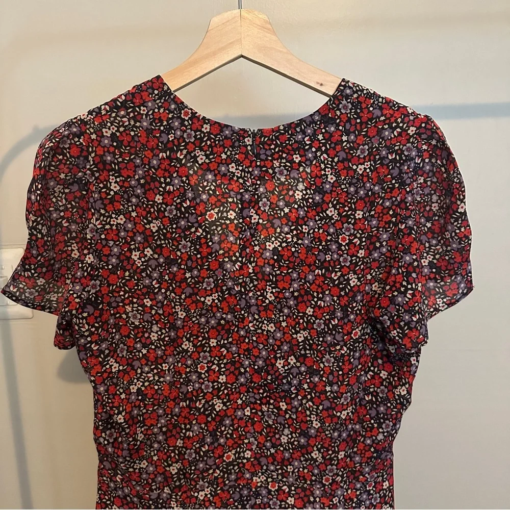 Realisation Par Floral Mini Dress - Red and Purple - Picture 8 of 8